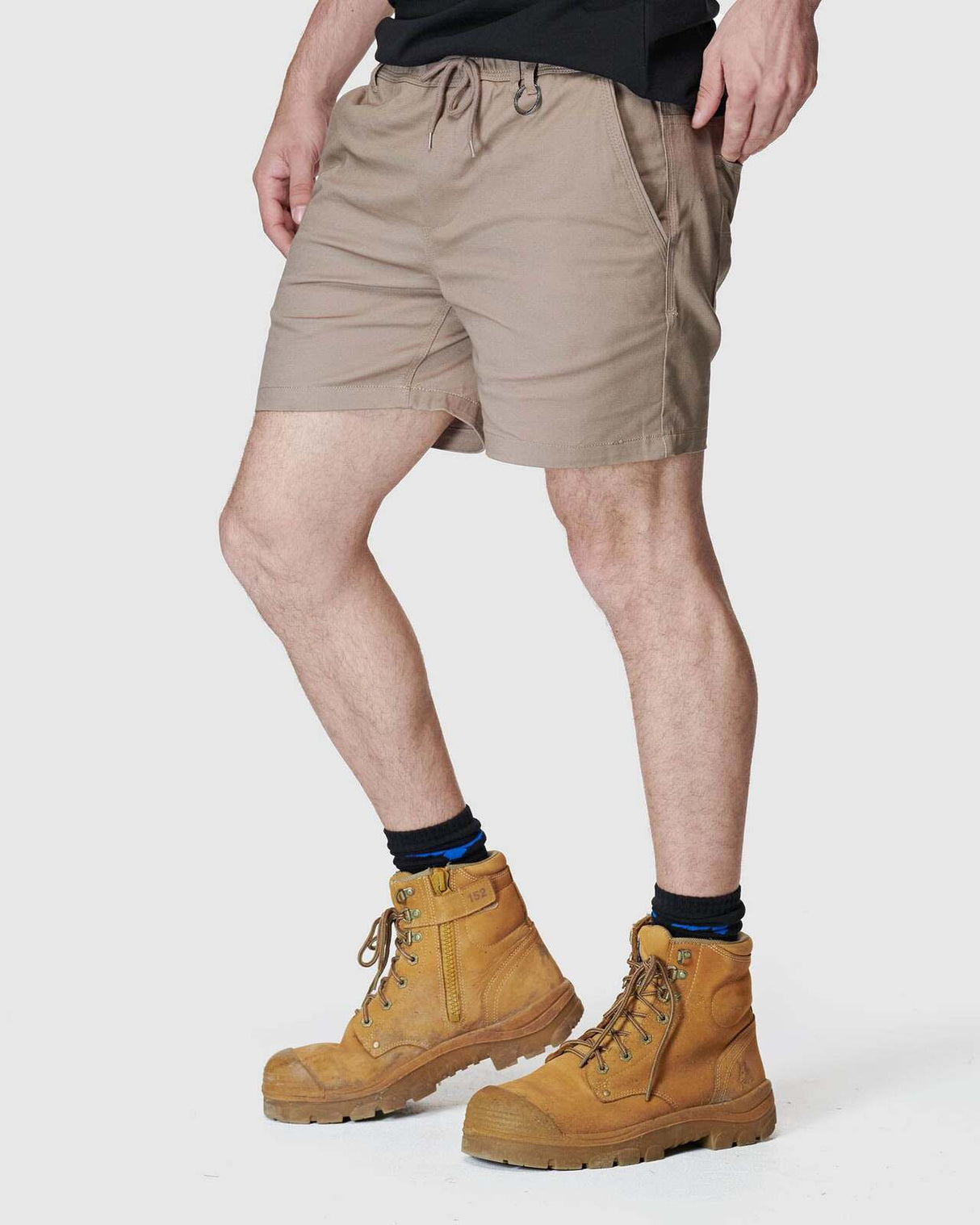 Mens Elastic Short Short Stone