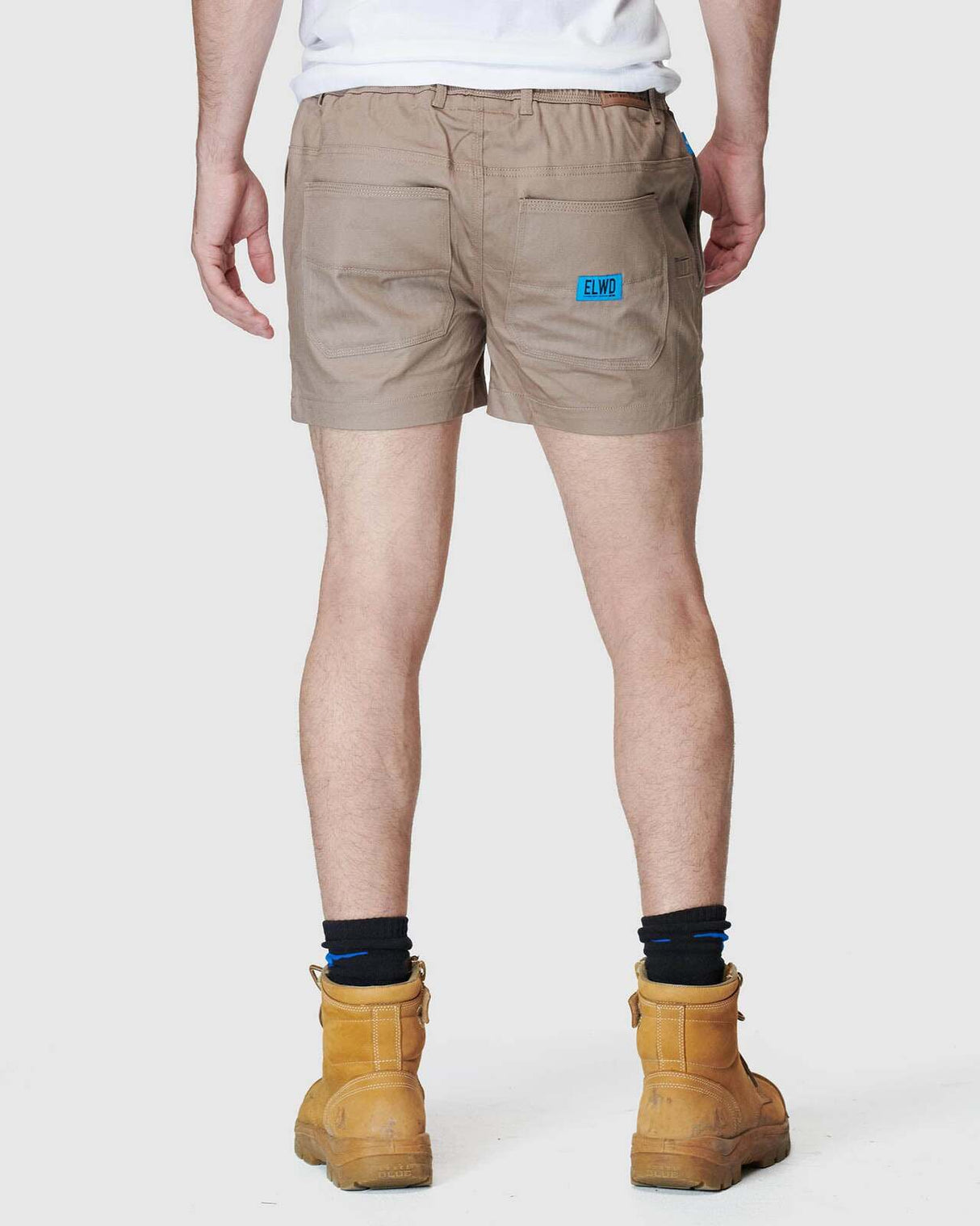 Mens Elastic Short Short Stone