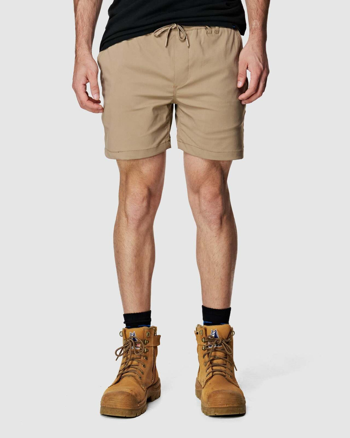 Mens Elastic Light Short Stone