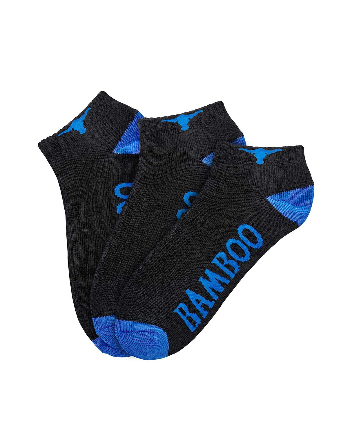 Workwear Bamboo Ankle Sock 3Pk Assorted