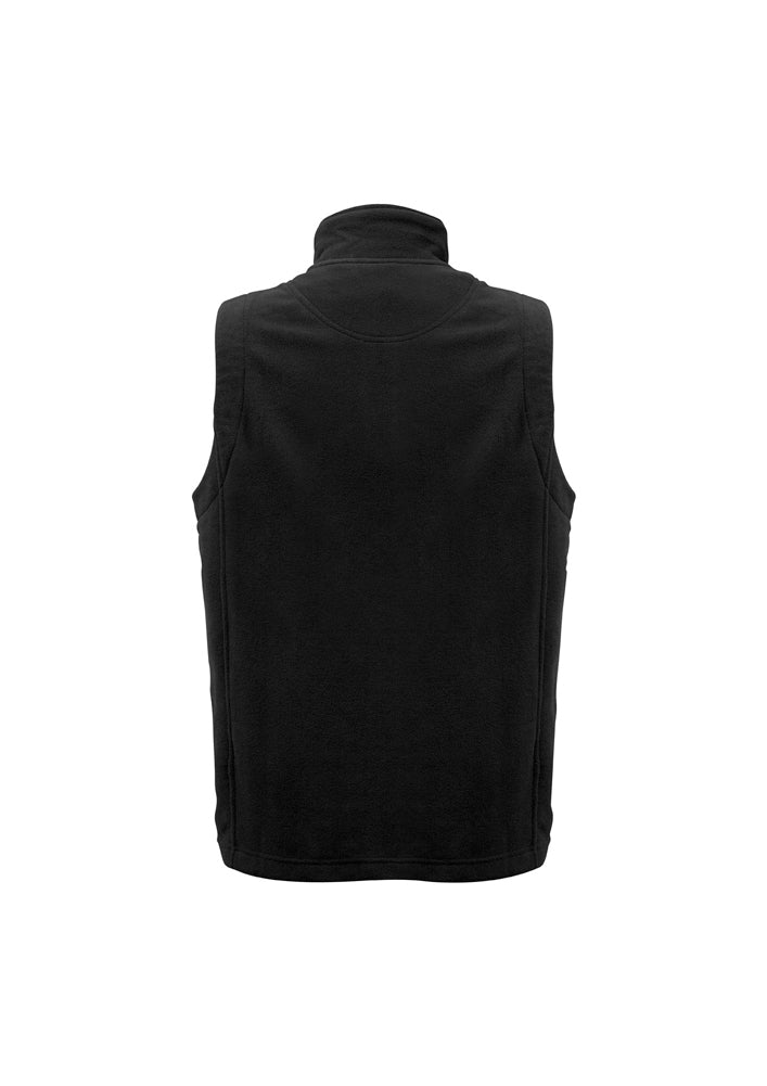 Biz Collection Mens Plain Micro Fleece Vest