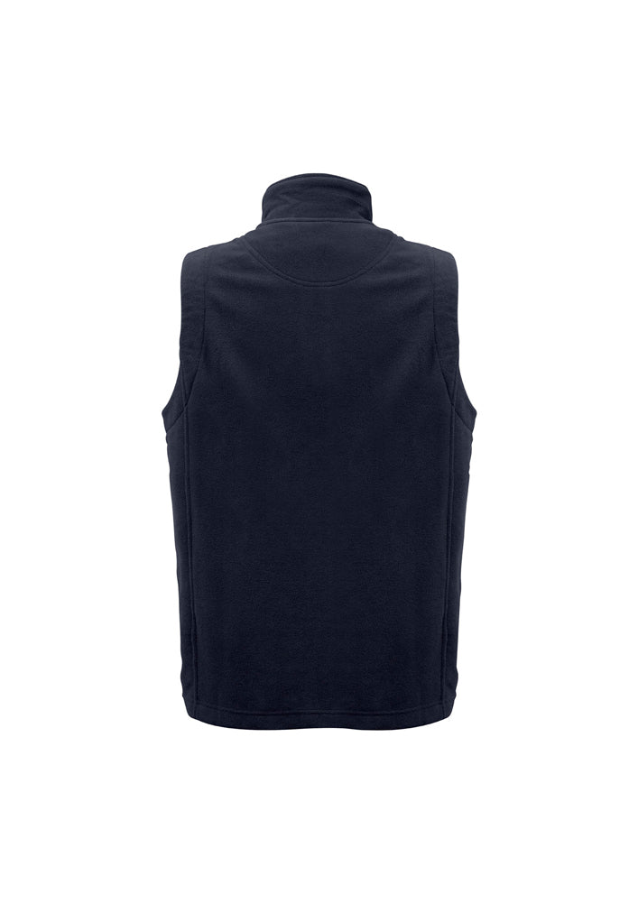 Biz Collection Mens Plain Micro Fleece Vest
