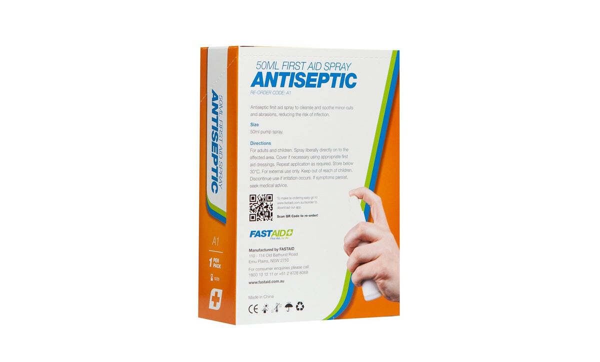 A1 Antiseptic 50ml First Aid Spray 1pk