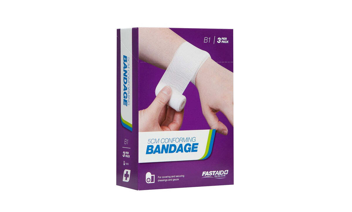 B1 Conforming Bandage 5cm 3pk