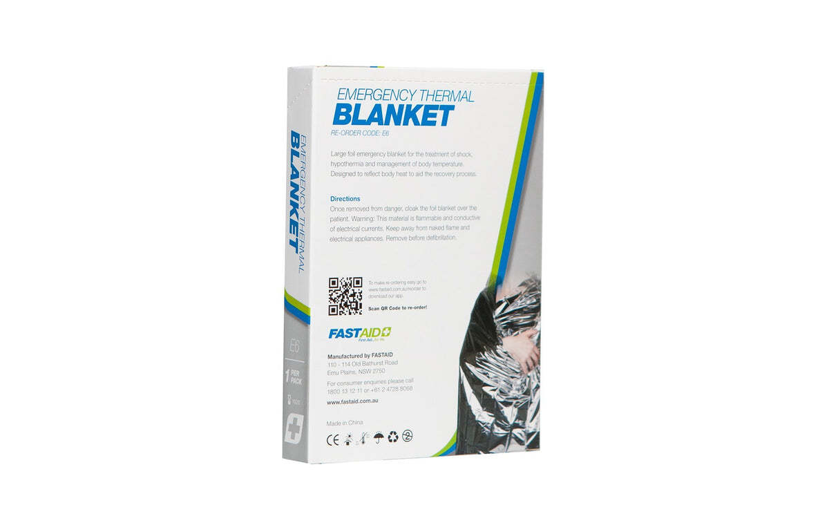 E6 Emergency Thermal Blanket 1pk