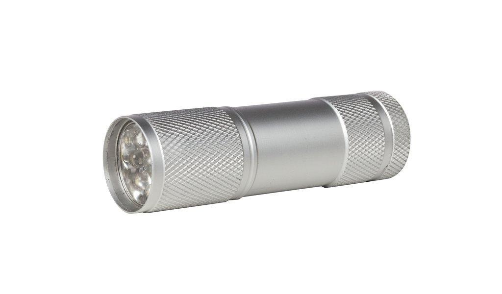 Torch Aluminium LED Batteries Included Silver