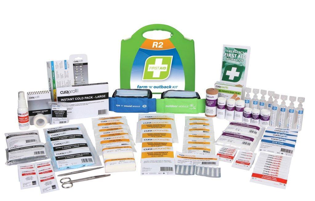R2 Farm N Outback First Aid Kit Plastic Portable