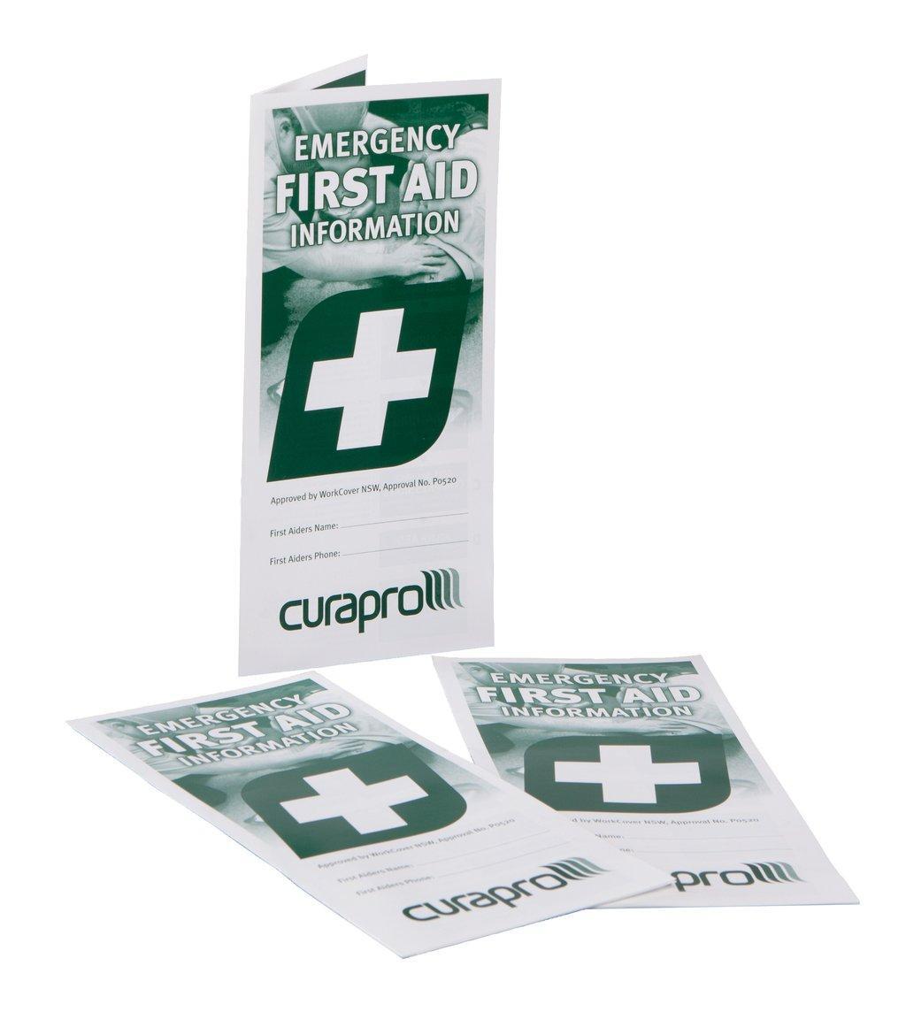 Emergency First Aid Information Booklet 50x Pack