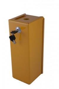 1.8L Sharps Metal Safe Yellow Armour