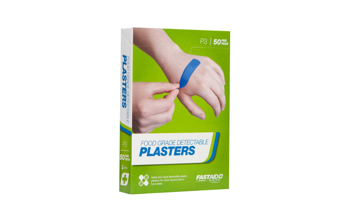 P3 Food Grade Plasters Metal and Visual Detectable 50pk