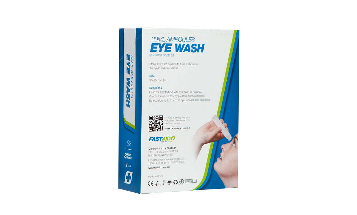 S2 Eye Wash 30ml Ampoules 8pk