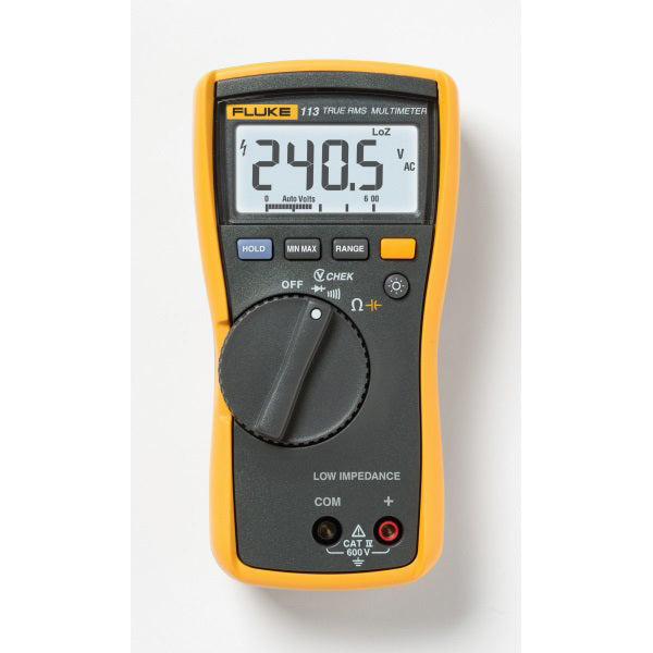 Fluke 600V True-RMS Backlight Utility Multimeter FLU113