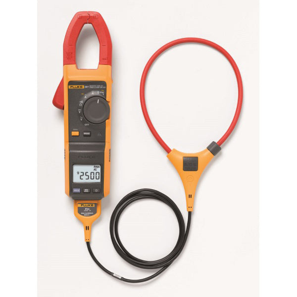 Fluke 1000V 999.9A AC/DC True-RMS Frequency with 2500A AC iFlex w/Remote Clamp Meter FLU381