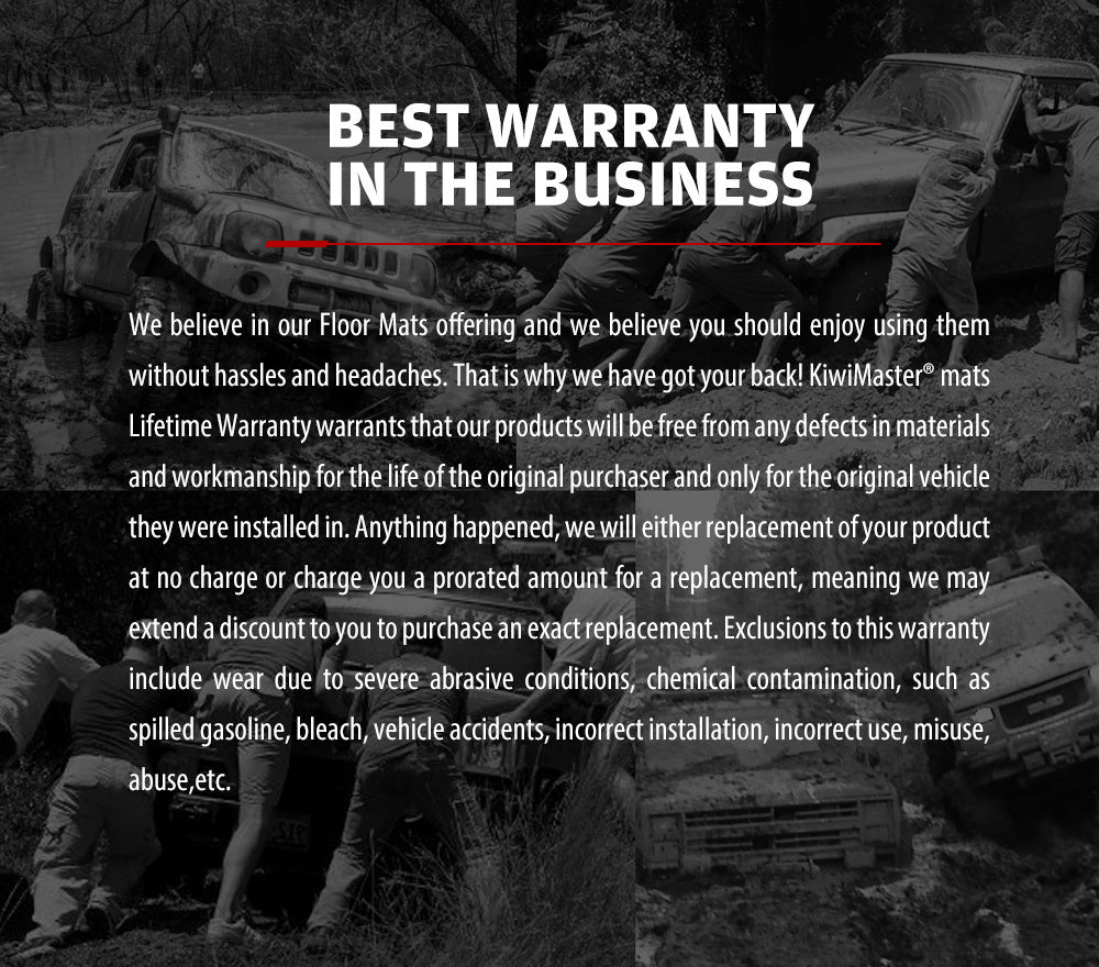 KIWI MASTER 3D TPE Car Floor Mats Liner Fit Mitsubishi Triton MQ 2015-2018