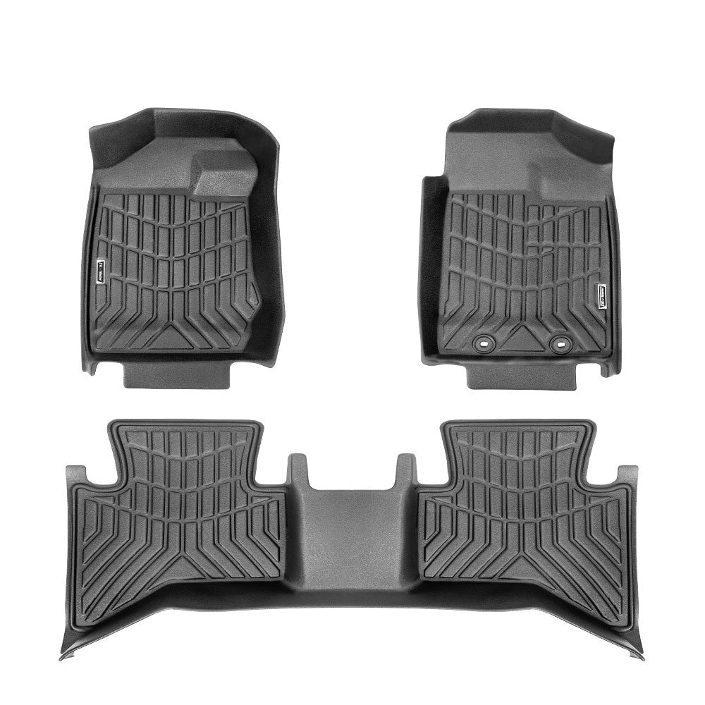 KIWI MASTER 3D TPE Car Floor Mats Liner Fit ISUZU D-MAX DMAX Dual Cab MY 2012~2020 JULY