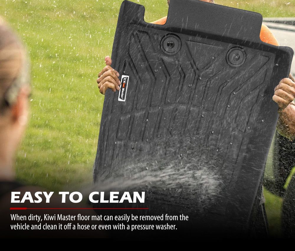 KIWI MASTER 3D TPE Car Floor Mats Liner Fit ISUZU D-MAX DMAX Dual Cab MY 2012~2020 JULY