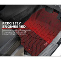 KIWI MASTER 3D TPE Car Floor Mats Liner Fit Ford Everest 2015-2022