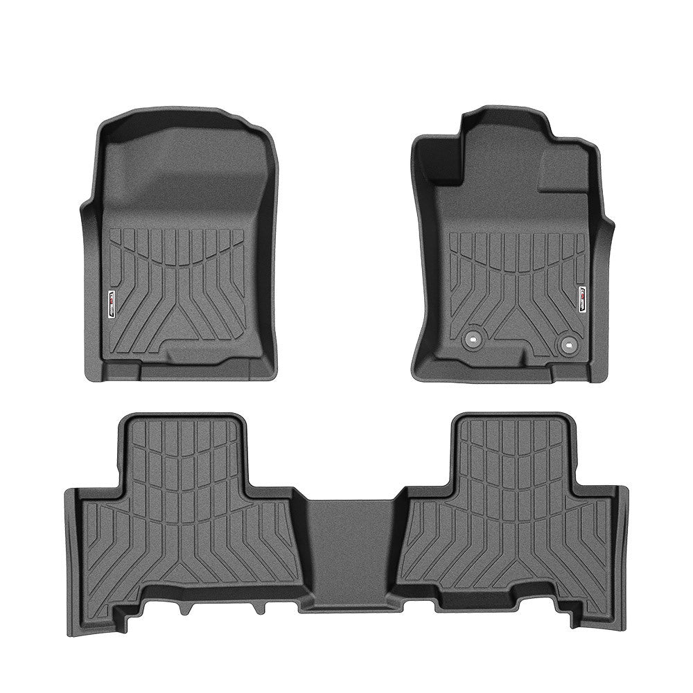 KIWI MASTER 3D TPE Car Floor Mats for Toyota Landcruiser Prado 150 MYÂ 2013-Current Automatic Transmission Models ONLY