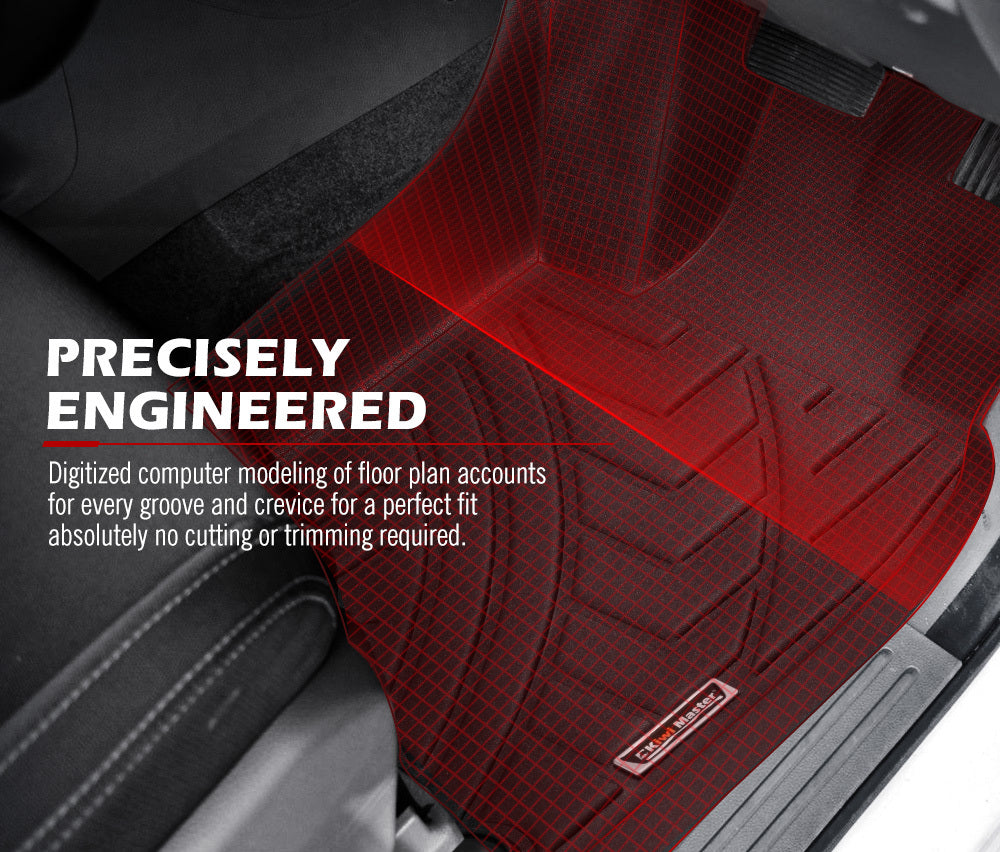 KIWI MASTER 3D TPE Car Floor Mat for Ford Ranger Wildtrak Raptor PX PX2 2011-MY2022