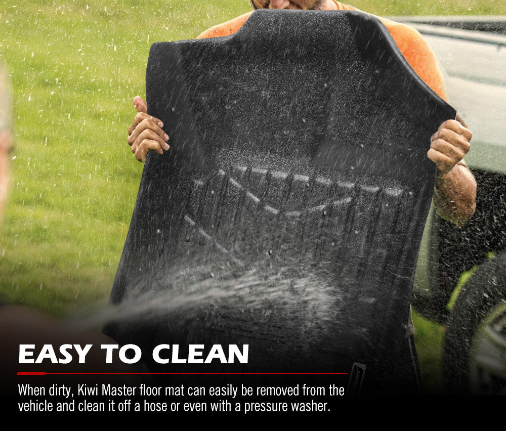 KIWI MASTER 3D TPE Car Floor Mat for Ford Ranger Wildtrak Raptor PX PX2 2011-MY2022