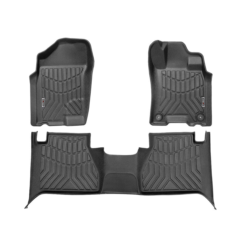 KIWI MASTER 3D TPE Car Floor Mats Liner fit for Nissan Navara NP300 D23 2015~Current