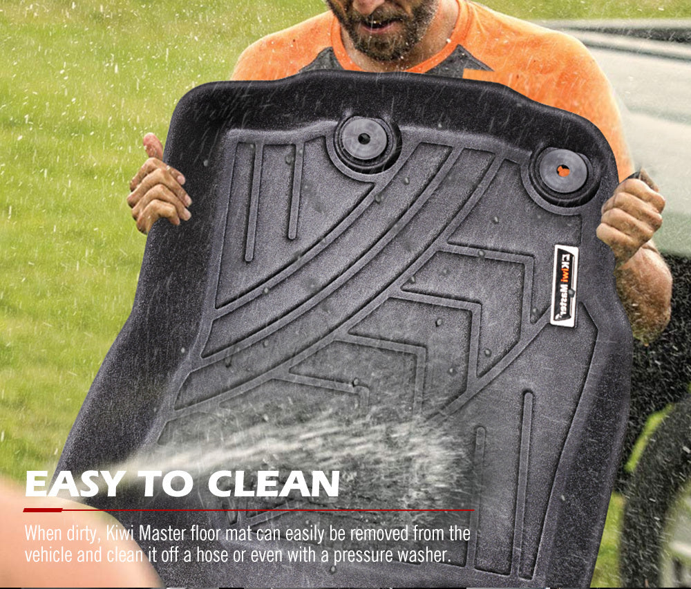 KIWI MASTER 3D TPE Car Floor Mats Liner for Mitsubishi Outlander ZG/ZH/ZJ/ZK/ZL MY 2007-2021