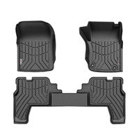 KIWI MASTER 3D TPE Car Floor Mats for Toyota Landcruiser 76 Series 2012 - ON GXL Dual Cab