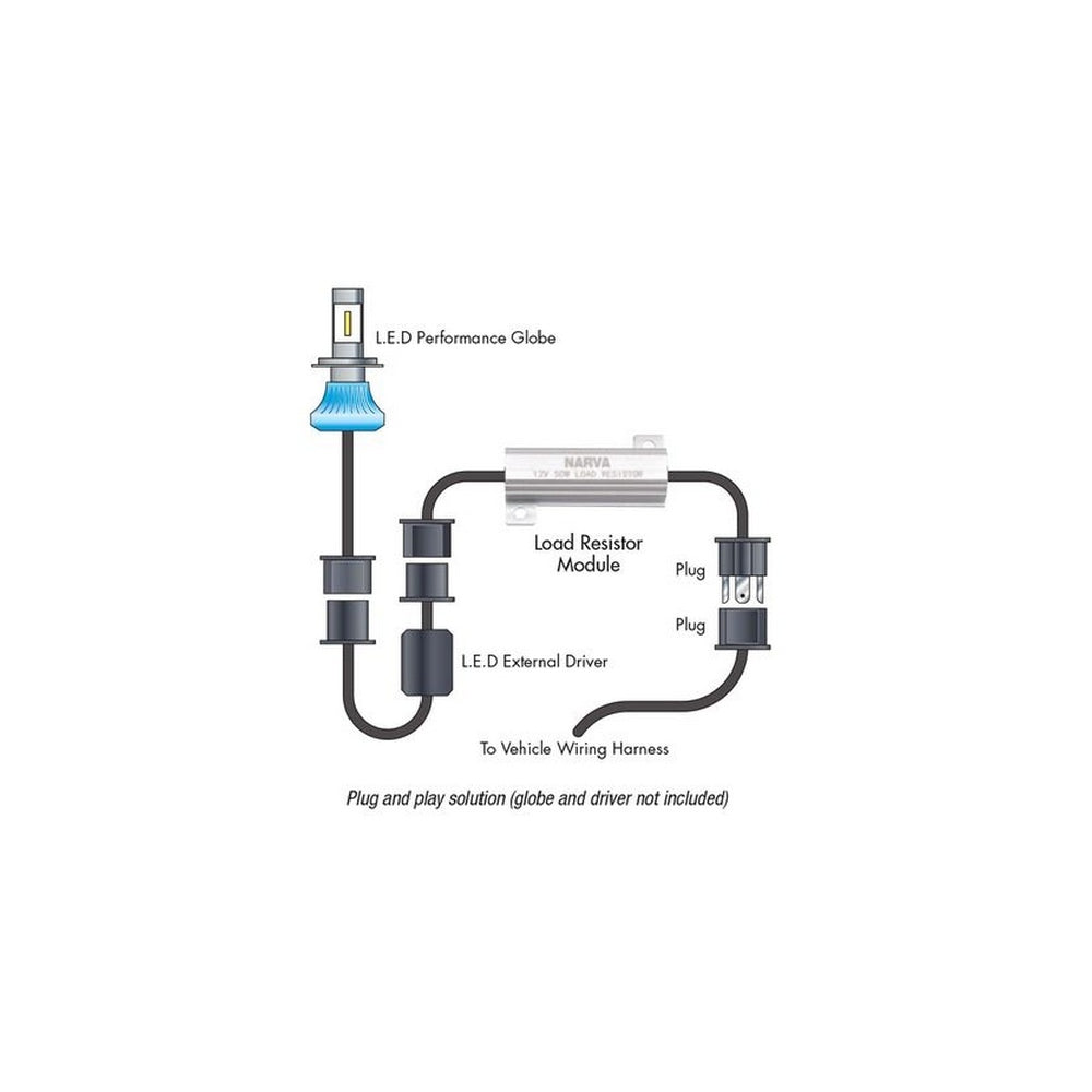 Narva H7 Resistor Modules Pair