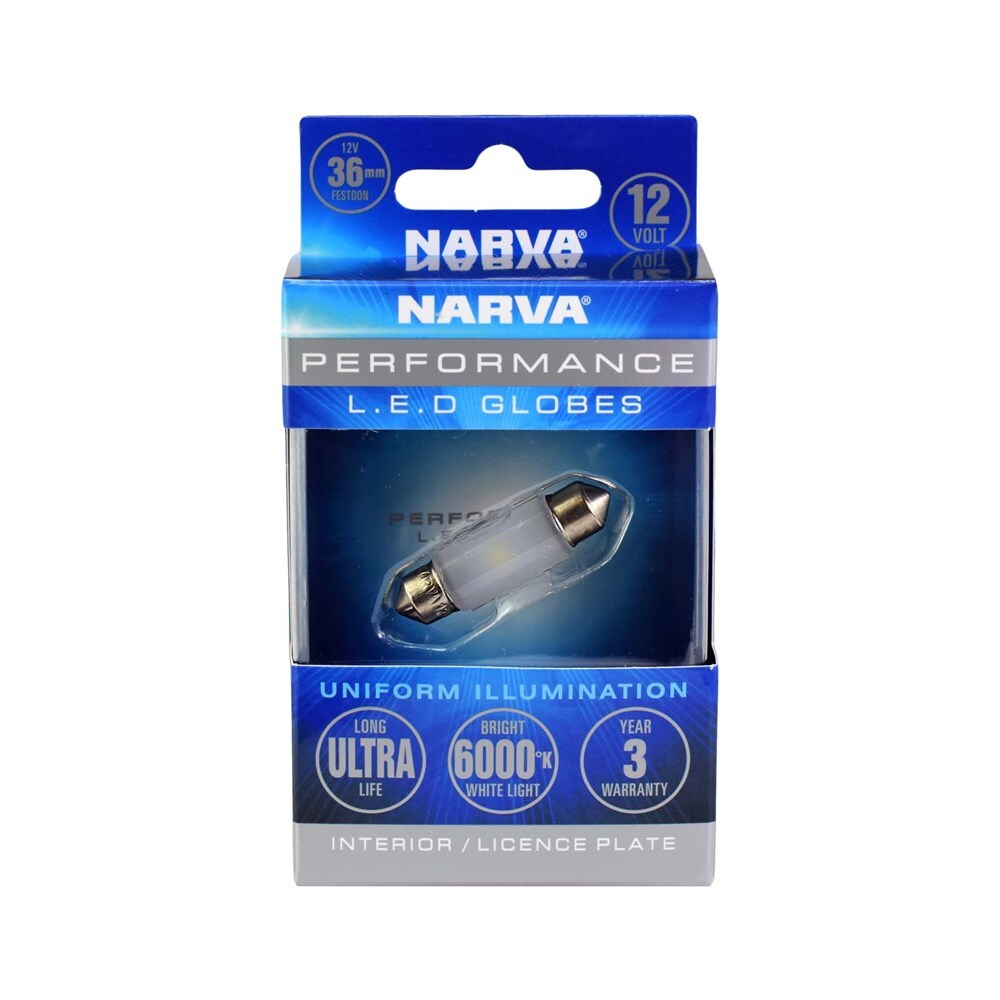 Narva 18212BL 12V 36mm Festoon LED Globe 6000K