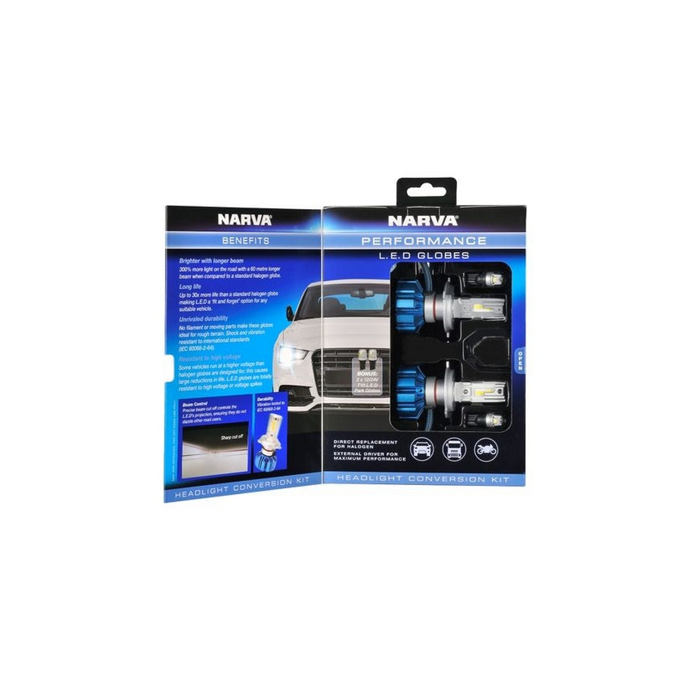 Narva H4 12/24V Gen Iii LED Performance Globe Kit