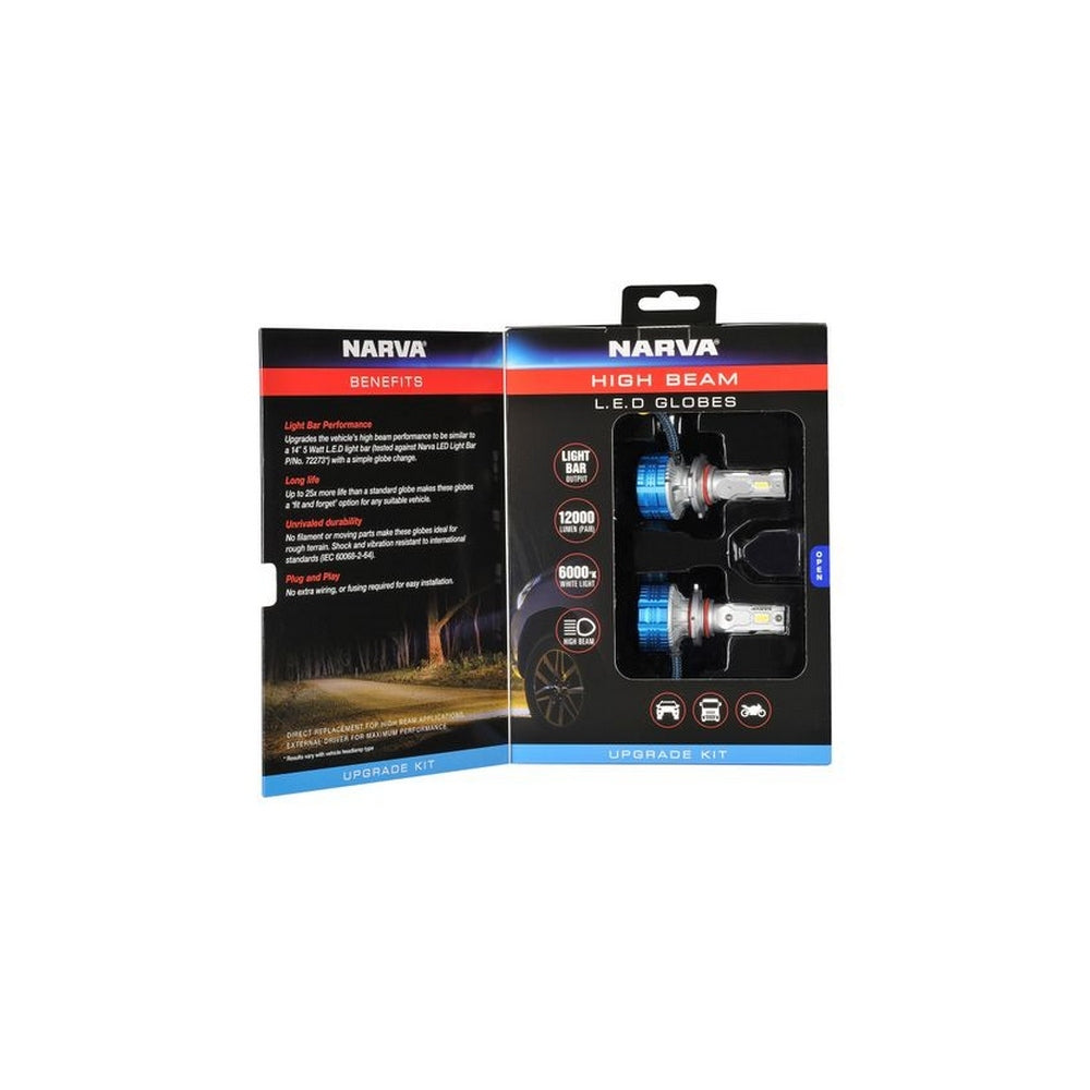 Narva HB3 12/24V Gen Iii High Beam LED Performance Globe Kit