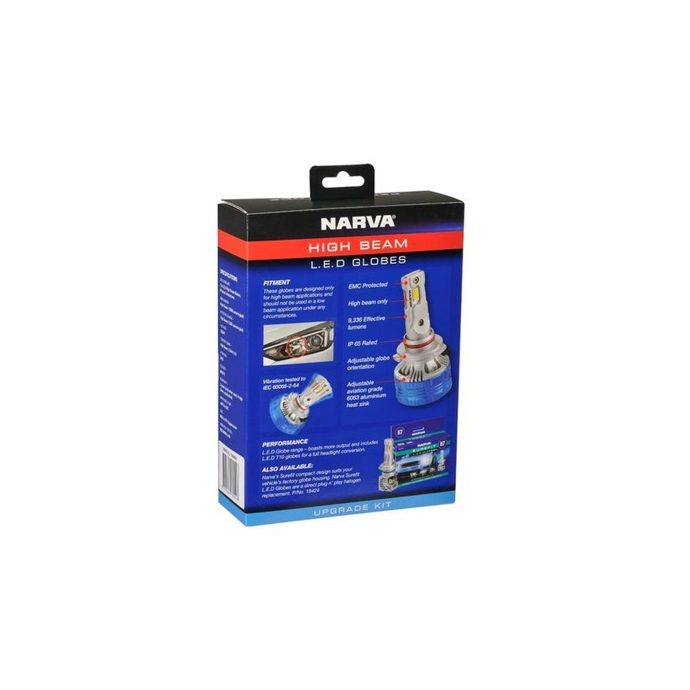 Narva H8/H9/H11 12/24V Gen Iii High Beam LED Performance Globe Kit