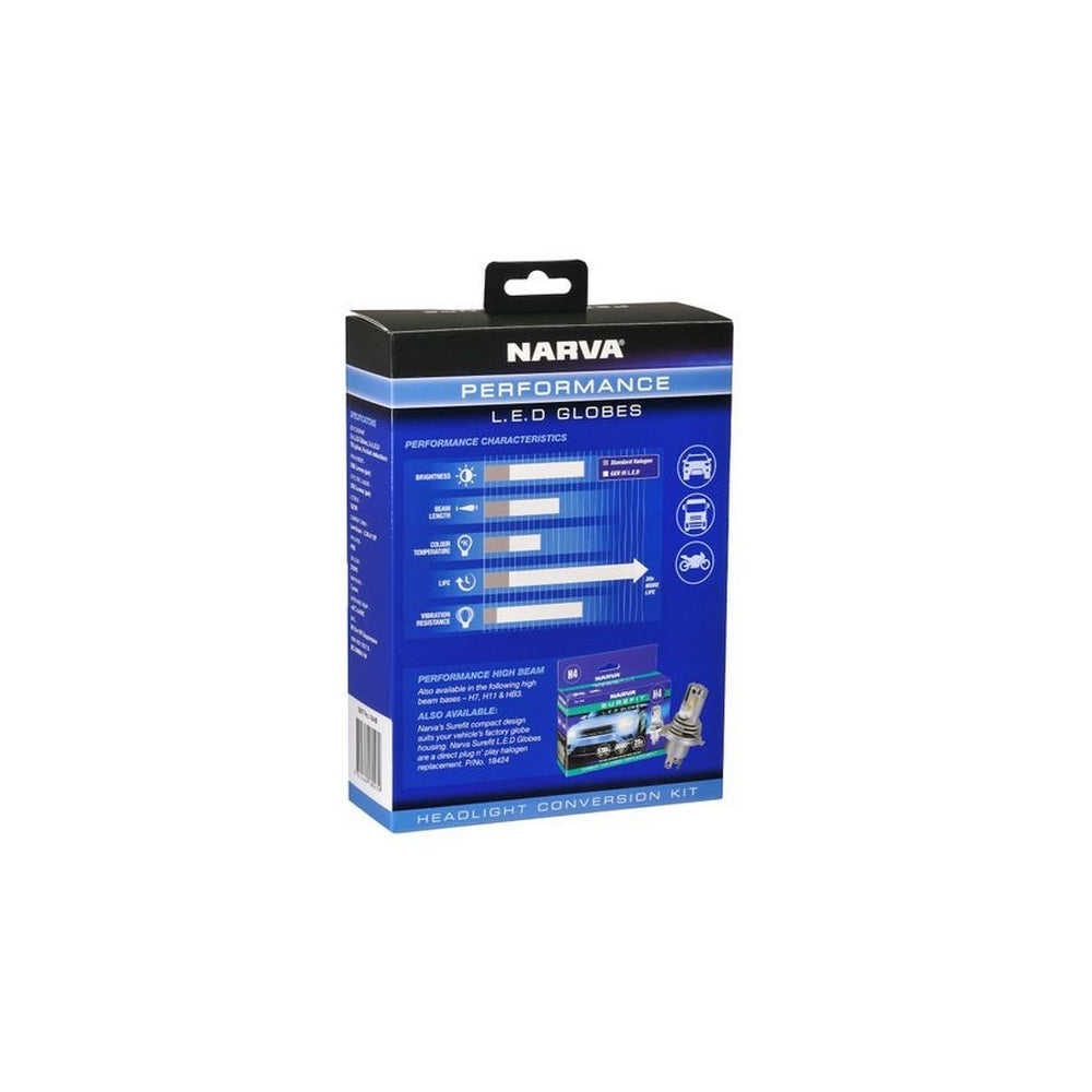 Narva H8/H9/H11 12/24V Gen Iii LED Performance Globe Kit