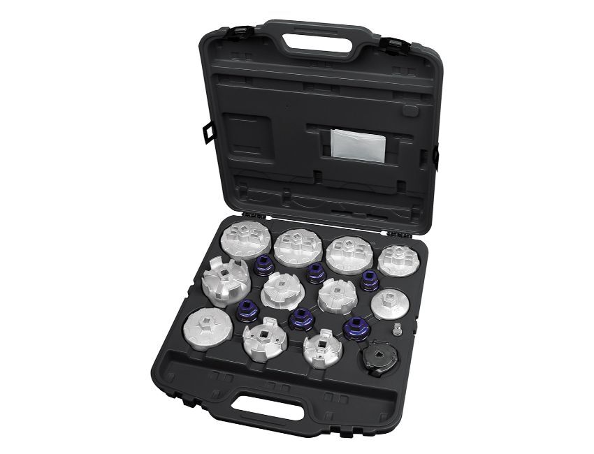 Toledo Oil Filter Cup Wrench Set 19 Pc