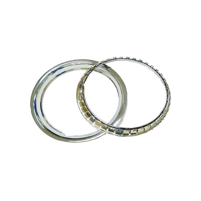 PC Covers 4 Piece 13" Chrome Steel Wheel Trim Ring Set