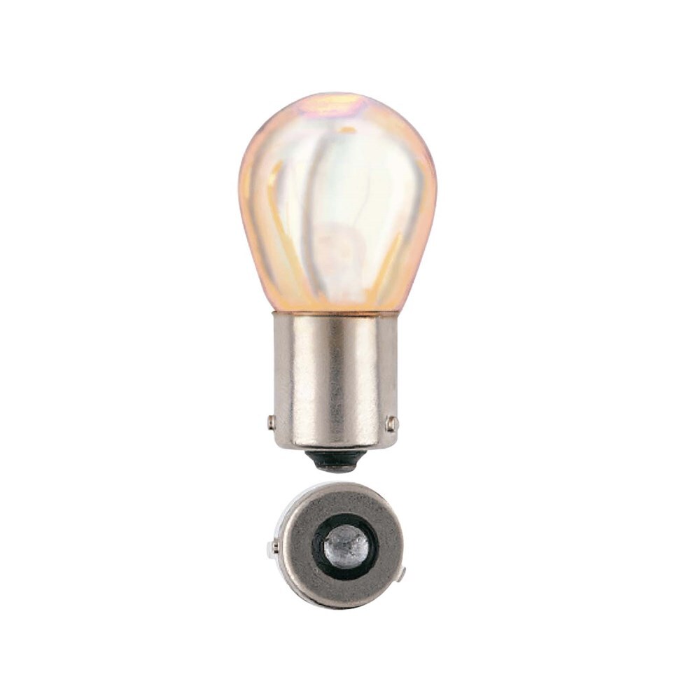 Narva 47385BL 12V 21W BAU15S Frosted Phantom Amber Globes Twin Pack