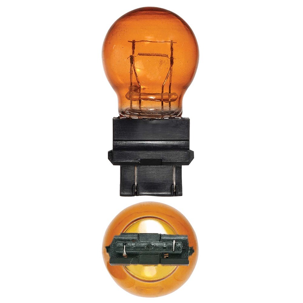 Narva 47558BL 12V 27/7W PY27/7W W2.5 X 16Q Amber Wedge Globes Twin Pack