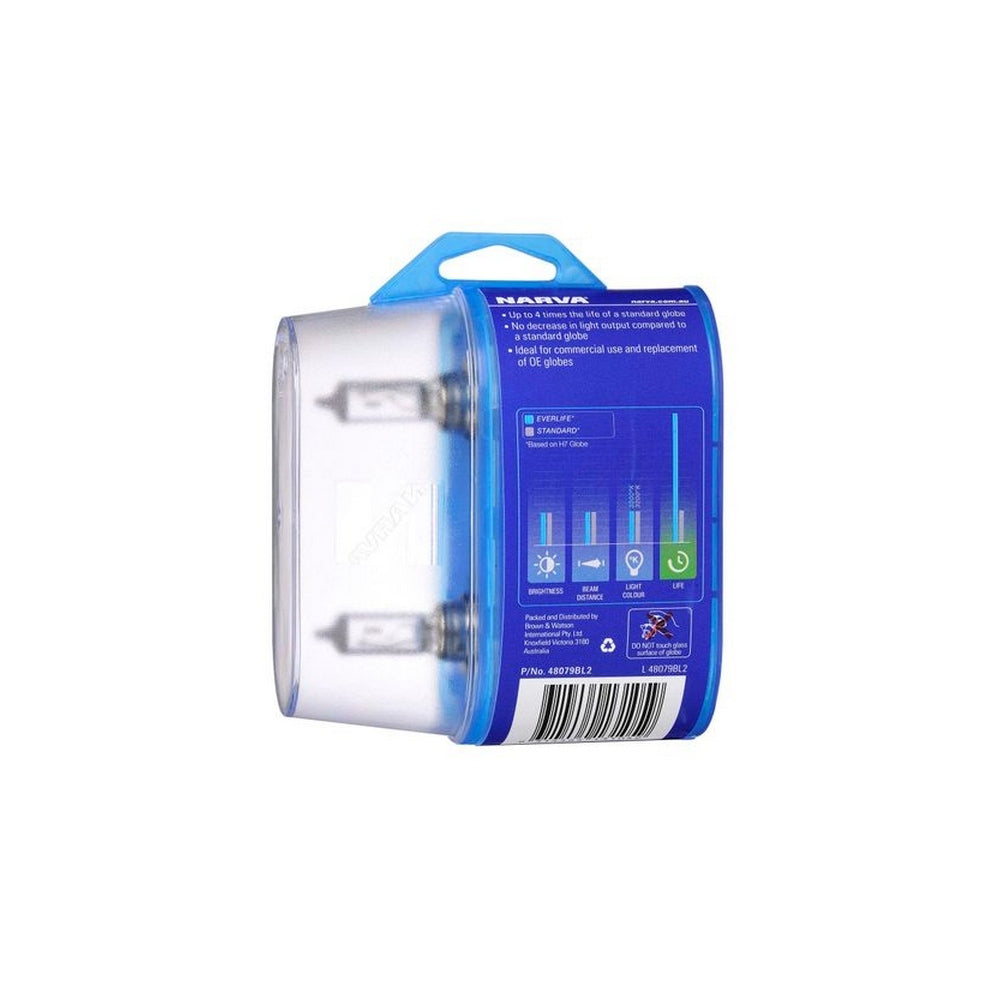 Narva H11 12V 55W Everlife Halogen Headlight Globes Bl2