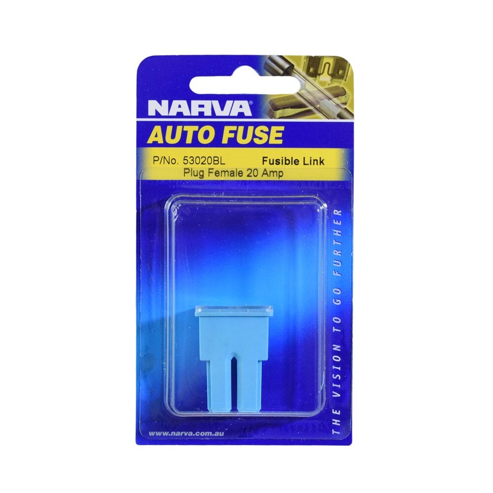 Narva 53020BL 20 Amp White Female Plug In Fusible Link