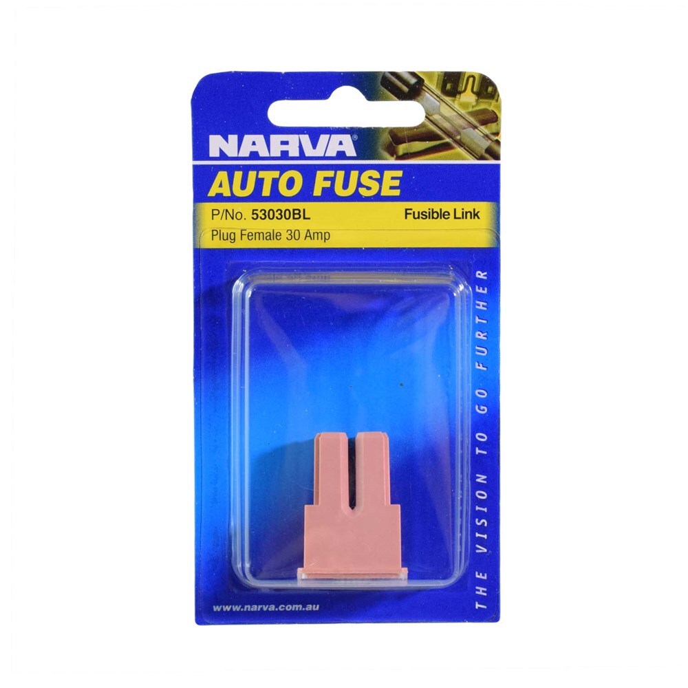 Narva 53030BL 30 Amp Pink Female Plug In Fusible Link