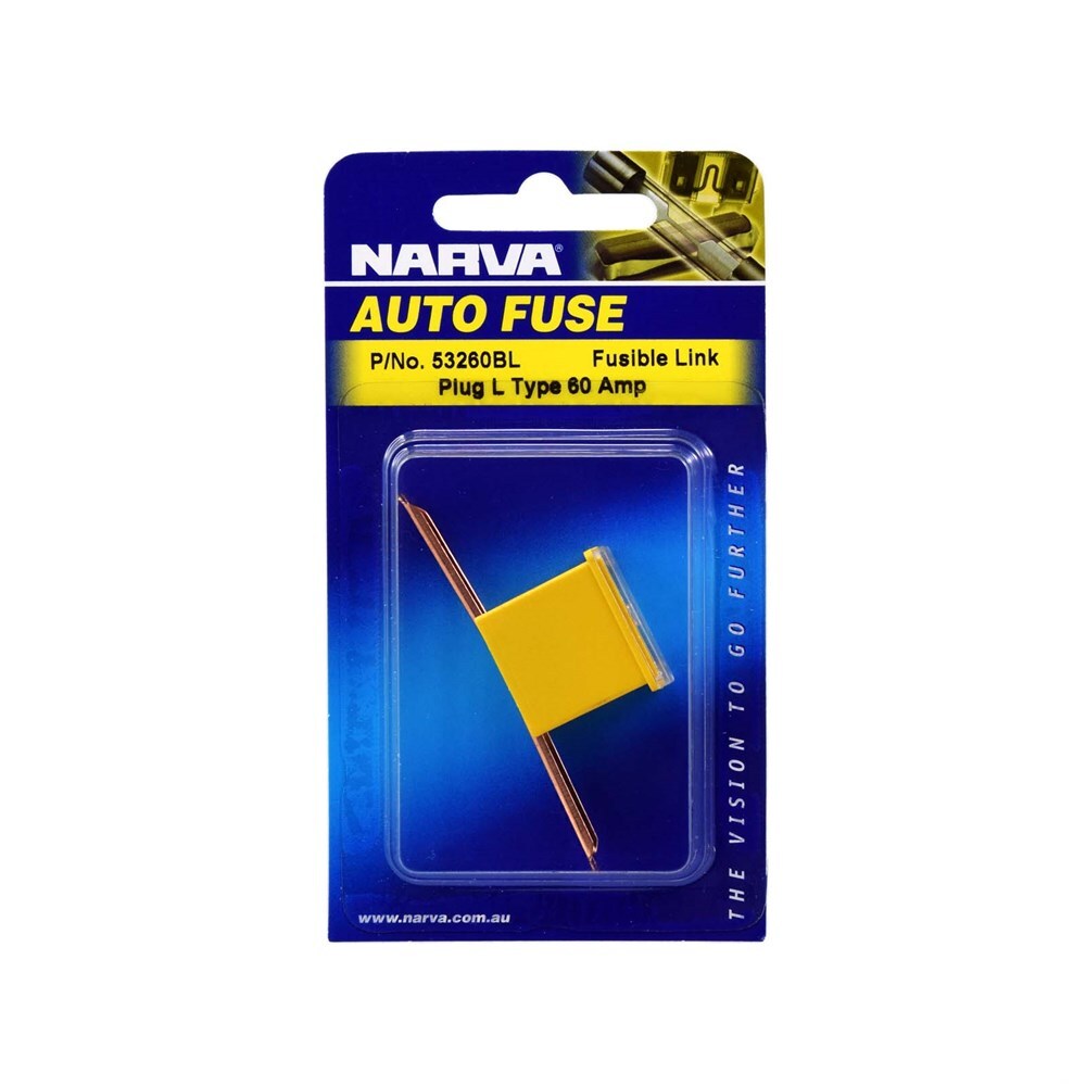 Narva 53260BL 60 Amp Yellow Fusible Link Long Tab