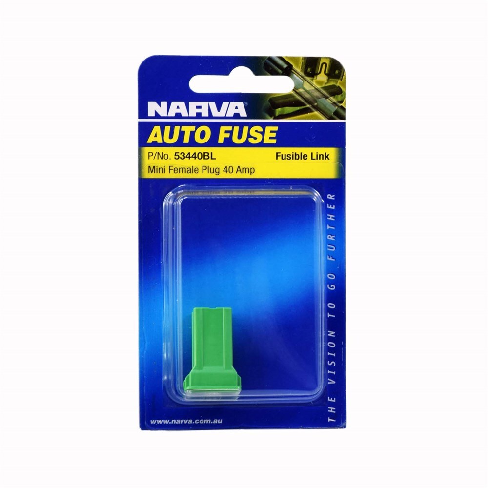 Narva 53440BL 40 Amp Green Mini Female Fusible Link Plug In
