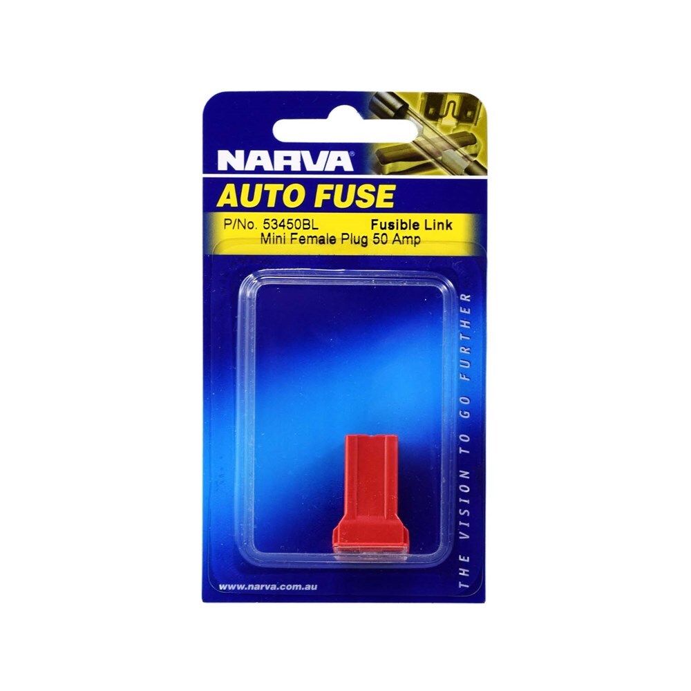 Narva 53450BL 50 Amp Red Mini Female Fusible Link Plug In
