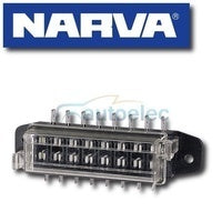 Narva 8 Way Blade Fuse Block Box Holder Caravan Marine Battery 12 Volt 12V 54424