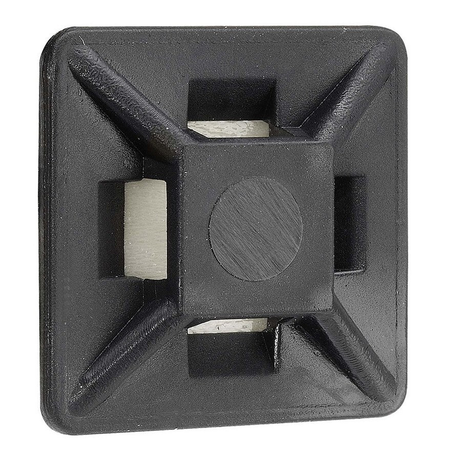 Narva Black U.V. Weather Resistant CaBLe Tie Mounts 19 X 19mm (100 Pack) 56442