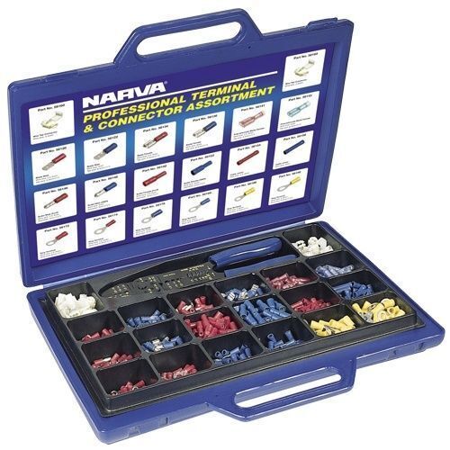 Narva 56530 Professional Electrical Cable Wire Crimper & Terminal Connector Kit