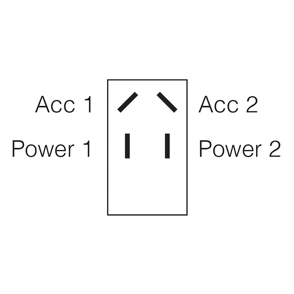 Narva Off/On Heavy-Duty Toggle Switch 60065BL