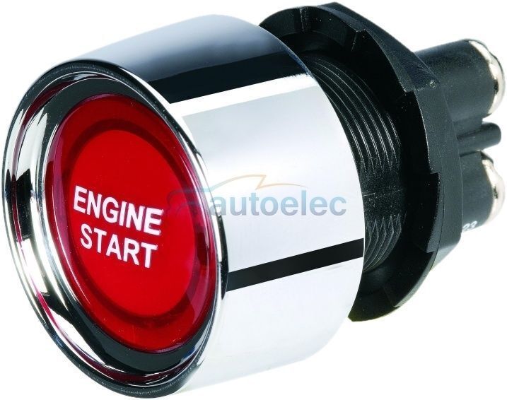 Narva Led Push Button Ignition Engine Starter Switch Car Boat Start 60099Bl