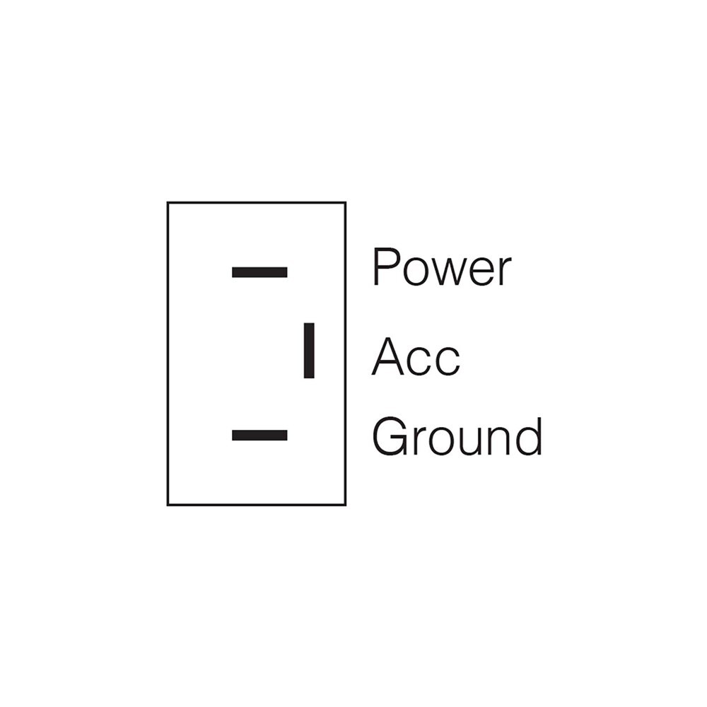 Narva 60280BL Off/On Heavy-Duty Toggle Switch With Amber Led