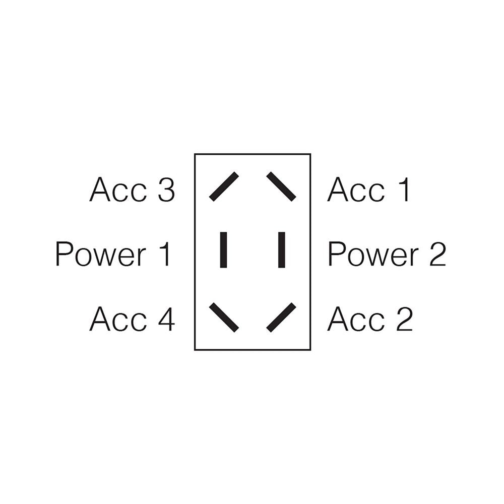 Narva 60295BL Momentary (On)/Off/Momentary (On) Waterproof Heavy-Duty Toggle Switch